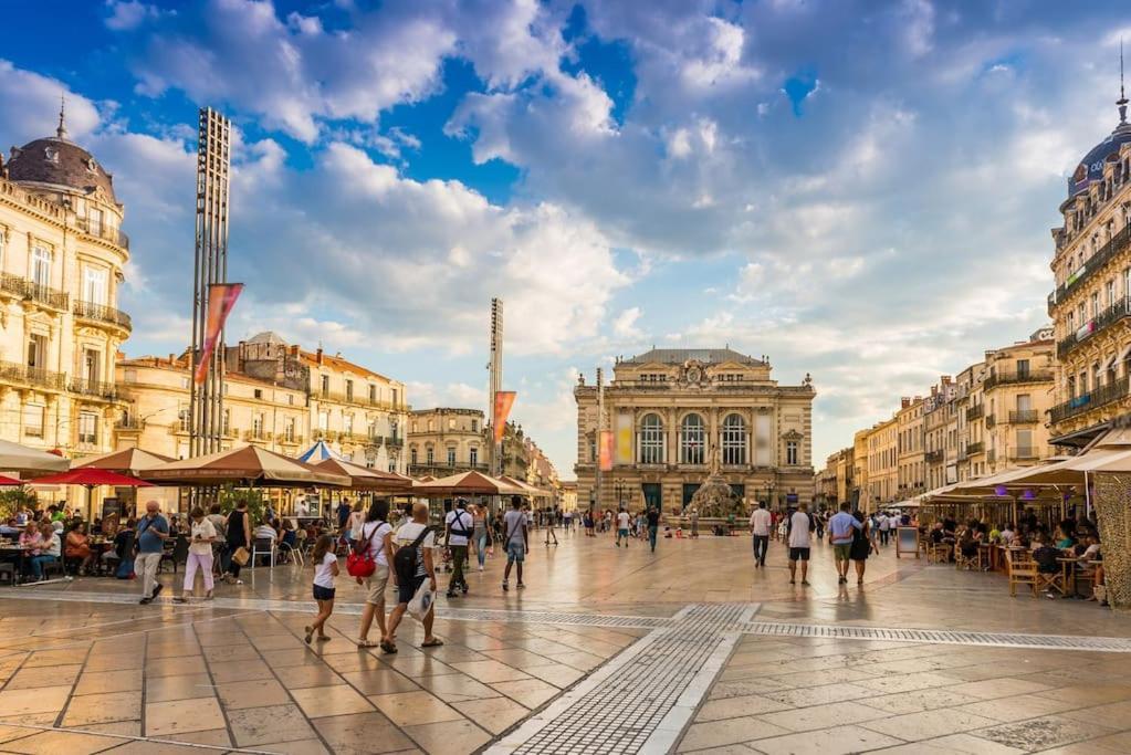 Confort Climatise Et Suite Privee En Sousplex Montpellier Exterior foto